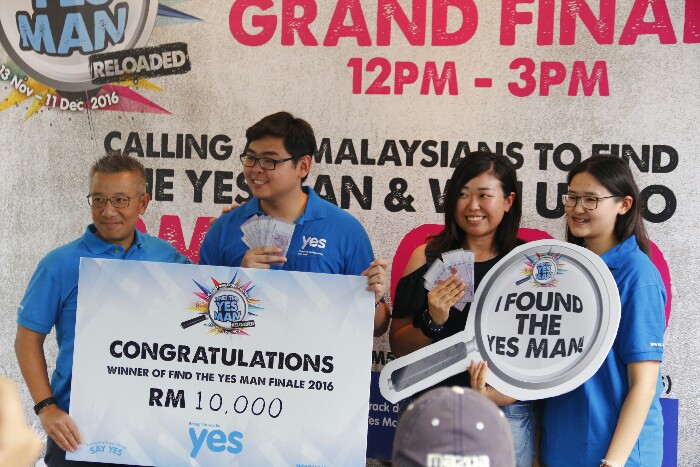 The hunt to Find the Yes Man ends with RM10000 grand prize finale