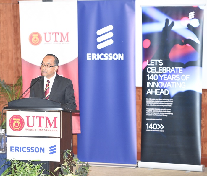 Yang Berbahagia Prof. Datuk Ir. Dr. Wahid bin Omar, Vice Chancellor of UTM during his speech.JPG