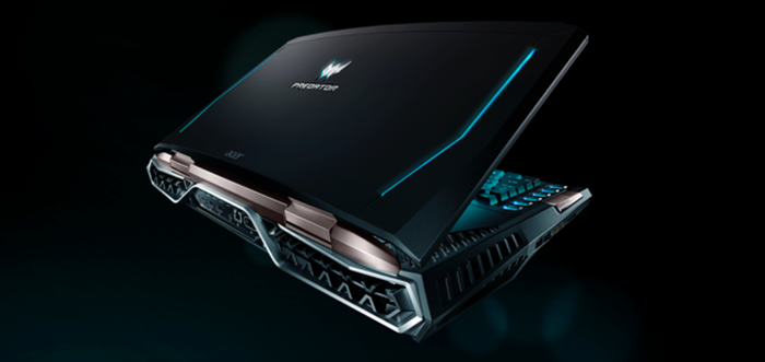 Acer's new Predator 21 X Gaming Laptop, featuring the world's first curved screen notebook