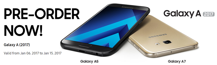 Pre-order the Galaxy A Series (2017) and get a free Samsung Level U Pro wireless headphones worth RM399