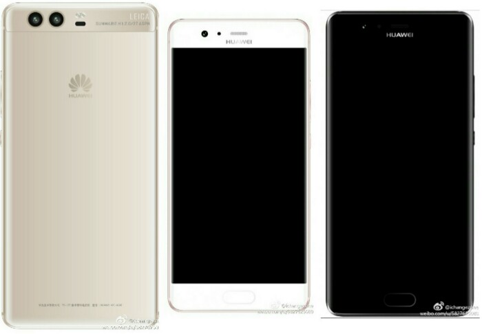 Rumours: leaked Huawei P10 renders confirm front fingerprint sensor?