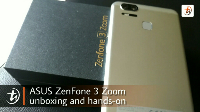 ASUS ZenFone 3 Zoom unboxing and hands-on video