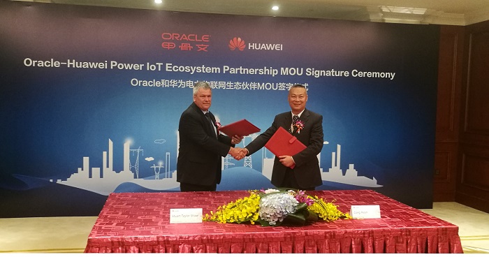 Huawei partnering with Oracle to power IoT Ecosystem