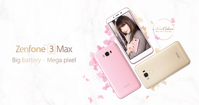 New Rose Pink and Sand Gold for ZenFone Max is now available in Malaysia with a special gift