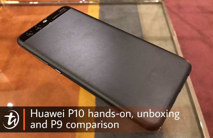 Huawei P10 hands-on, unboxing and comparison video with the Huawei P9