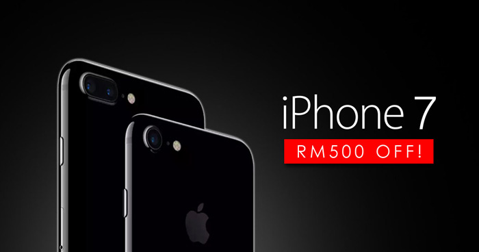 Been wanting to get your hands on the iPhone 7? It is now RM500 off in Malaysia!