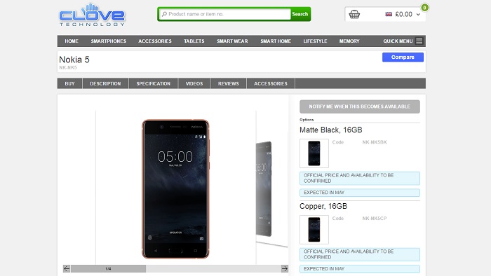 Rumour: Both Nokia 3 and Nokia 5 landing in UK in May