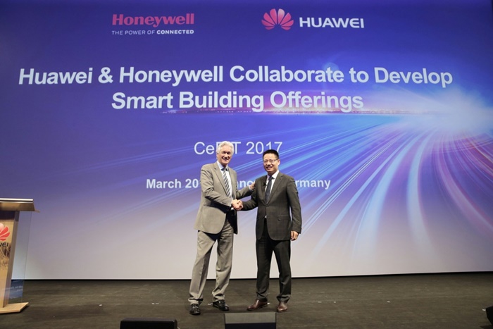 Huawei announced its collaboration with Honeywell to develope smart building offerings.jpg