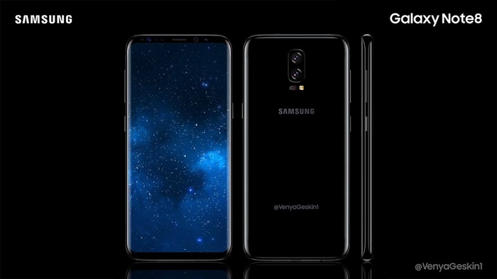 Rumours: Fan-made Samsung Galaxy Note 8 render concept appears