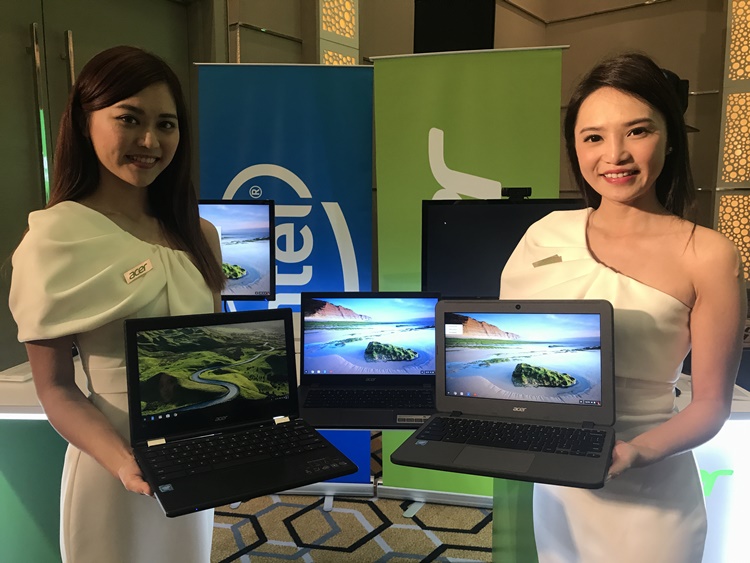 Acer Malaysia brings in three Chromebooks that has splash and fall resistance, with a starting price of RM999