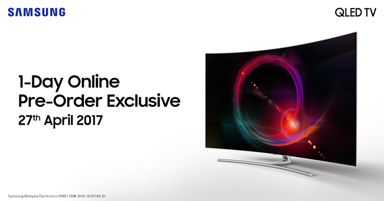 Samsung Malaysia offering an exclusive one-day online pre-order promotion deal for QLED TV