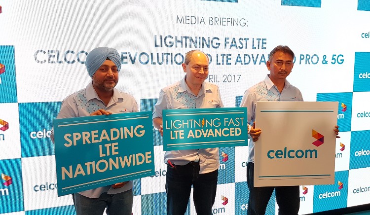 Celcom networks first in Malaysia to go beyond 400Mbps with Lightning Fast LTE (LTE-A Pro and 5G)