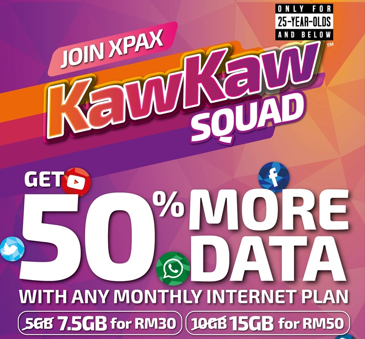 XPAX introduces KAWKAW Squad for students with 50% more data for free