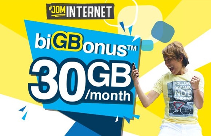 Digi presents biGBonus™, prepaid add-ons up to free 30GB extra data