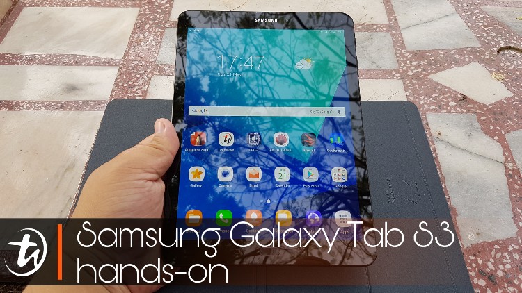 Samsung Galaxy Tab S3 hands-on video