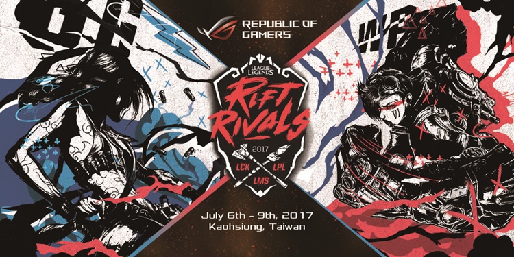 ASUS Republic of Gamers to sponsor League of Legends 2017 Rift Rivals tournament