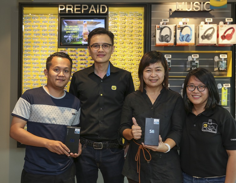 Two MyDigi App users won a Samsung Galaxy S8 through Everyday MyDigi Rewards