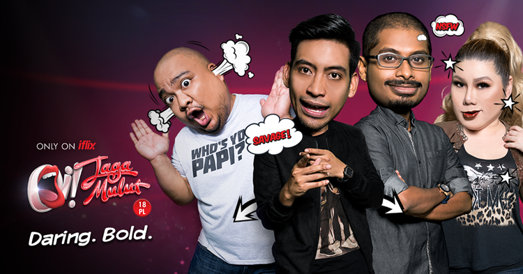 New iflix's original comedy series, OI! Jaga Mulut premieres today