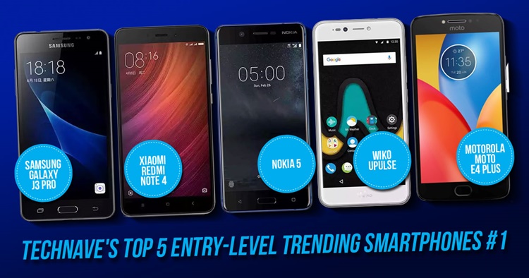 TechNave's Top 5 Entry-level Trending Smartphones #1