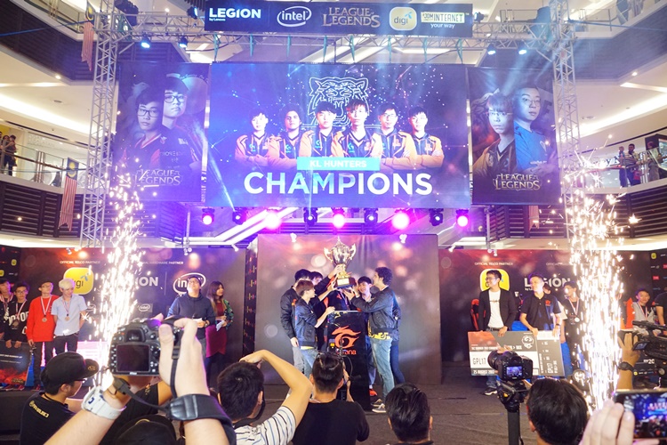 Kuala Lumpur Hunters defends championship title for the fifth time and won RM40,000 grand prize