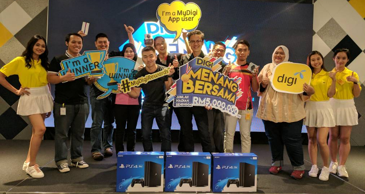 Digi Menang Bersama contest lets customers win RM5 Million worth of prizes through MyDigi app