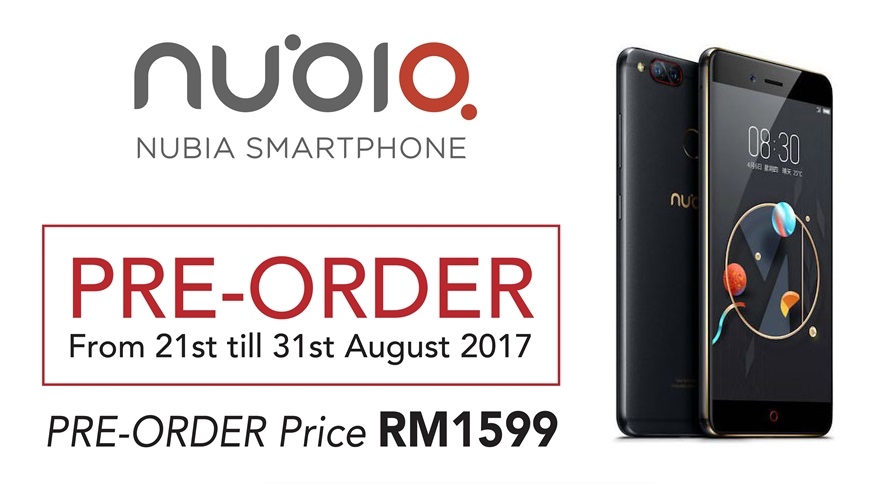 Nubia Z17 Mini Pre Order Starts Today For Rm1599 Free Bundled Package Worth Rm500 Technave