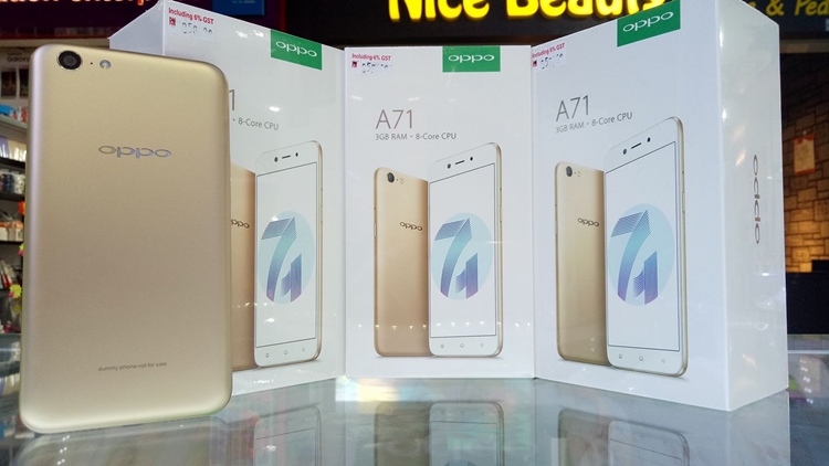 OPPO A71 spotted in retail stores for RM858