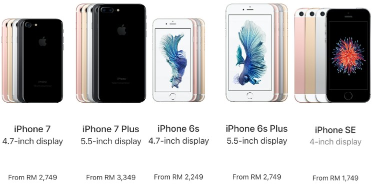 Current Apple iPhone 7 Plus and other iPhone prices in Malaysia cut by up to RM450