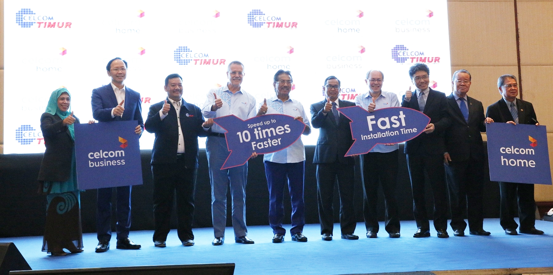 Celcom provides 100Mbps fibre internet connection services with Celcom Home Fibre & Business Fibre to Sabahans