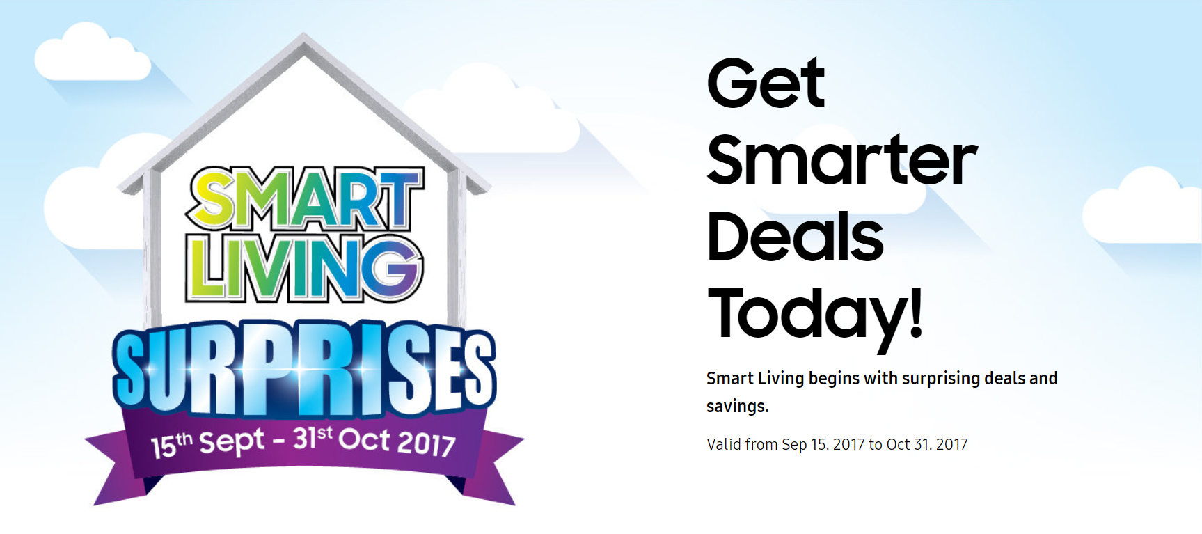 Buy and get free gifts from Samsung's Smart Living Surprise campaign