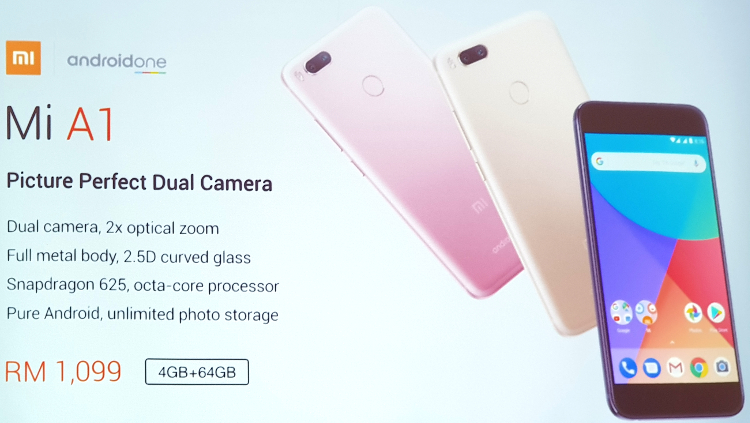 Android One-powered Xiaomi Mi A1 is now available in ...