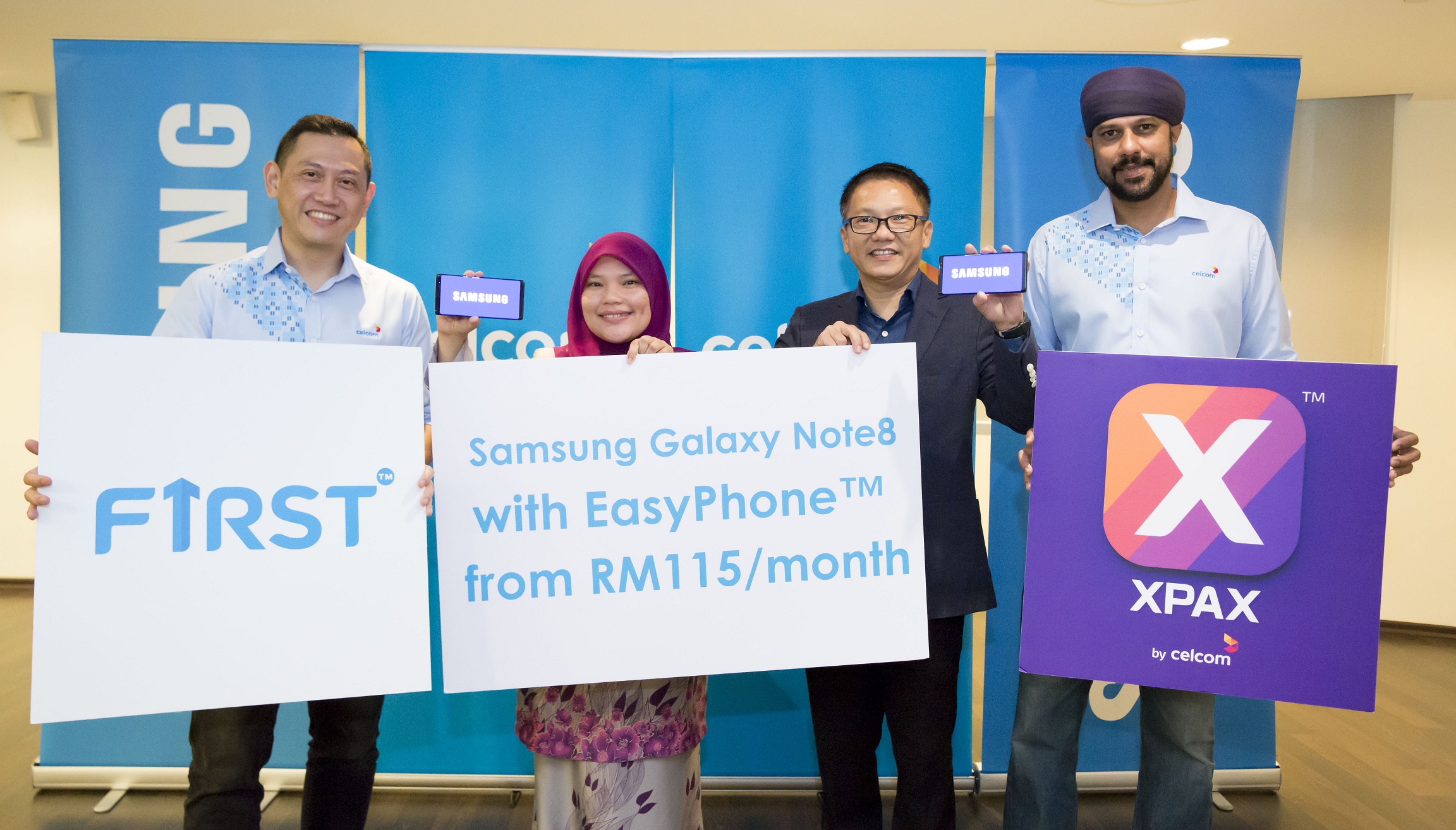 Samsung Galaxy Note8 now available in Xpax EasyPhone & Celcom FIRST plan from RM115