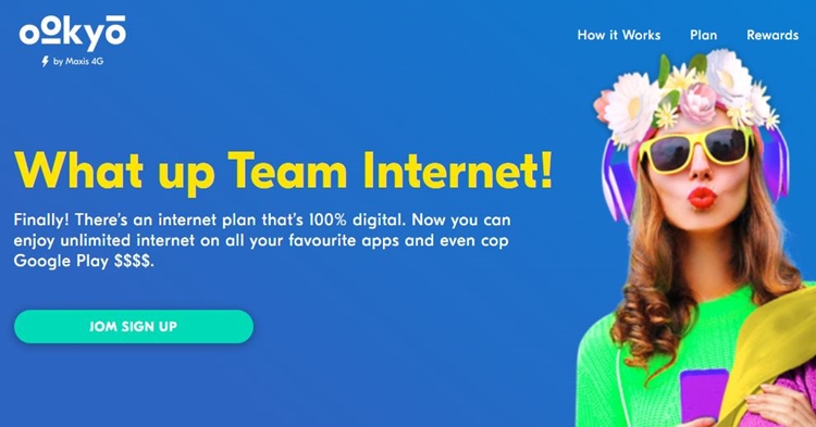 Maxis 4G presents ookyo, a 100% digital internet plan for only RM30 per month