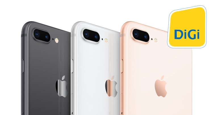 Digi is offering pre-orders for Apple iPhone 8 and iPhone 8 Plus starting 13 October 2017, official launch on the 20 October 2017
