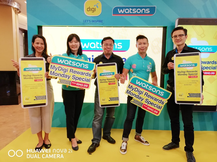 Digi and Watsons Malaysia launches Watsons Monday Superdeals from a starting price of RM0.99
