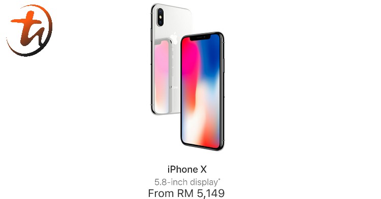Apple iPhone X Malaysia price officially announced from RM5149 for 64GB storage version to RM5899 for 256GB storage