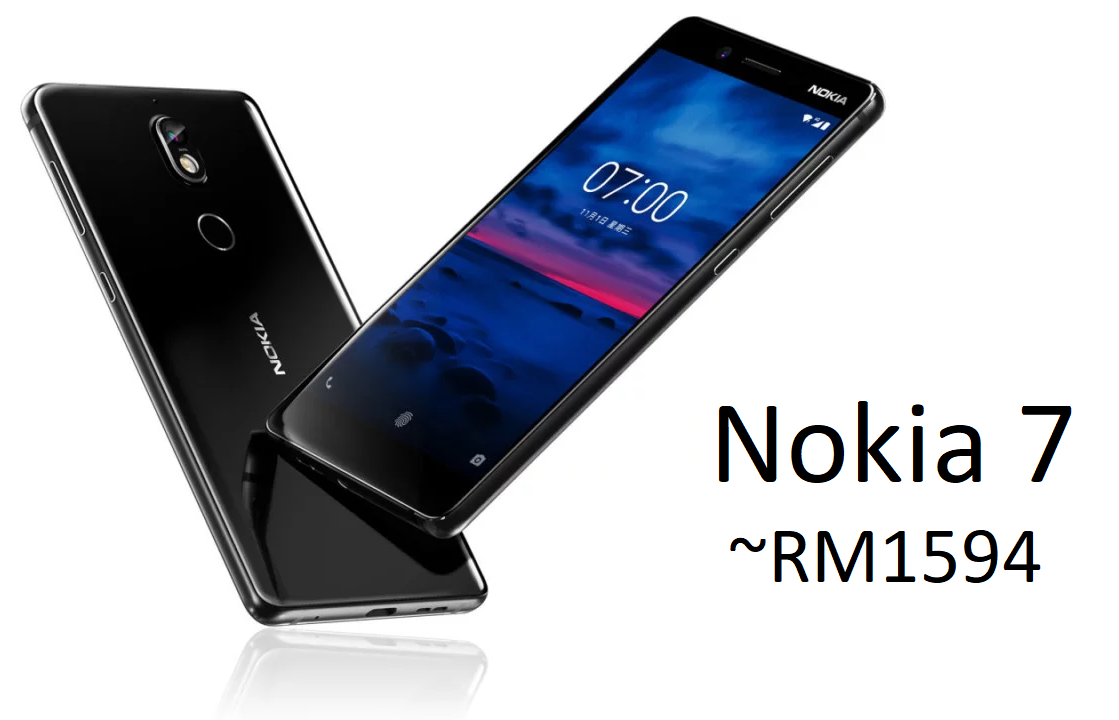 #Bothie smartphone Nokia 7 revealed with IP54 splash proof grade, 3000mAh battery and more from ~RM1594