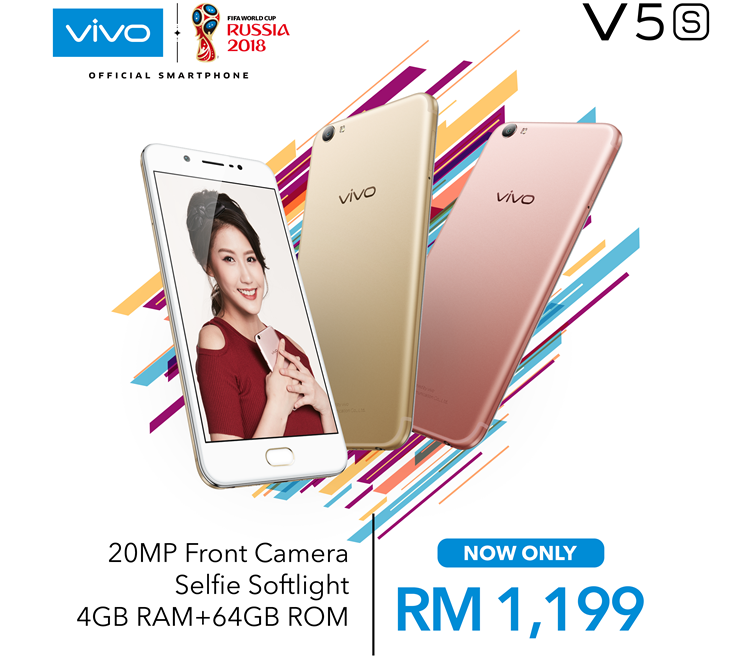 vivo V5s price drops to RM1199 and a V7+ promotion at the Harvey Norman Gaming Expo