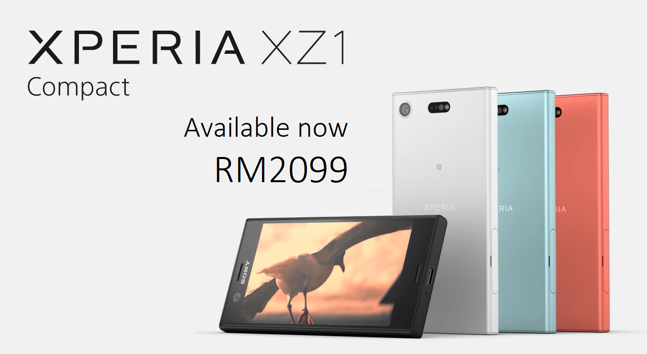 Sony Xperia XZ1 Compact now released in Malaysia for RM2099