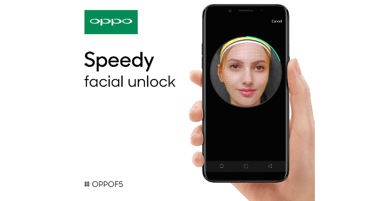 OPPO F5 is the latest selfie smartphone to unlock with your face
