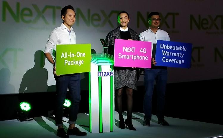Maxis announces NeXT X1 smartphone for RM98 a month, 24 month warranty protection + 6GB Data and 1 to 1 FREE replacement + Scha Alyahya