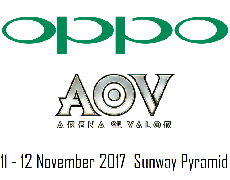 OPPO Malaysia hosting Arena of Valor tournament at F5 Roadshow on 11-12 November 2017