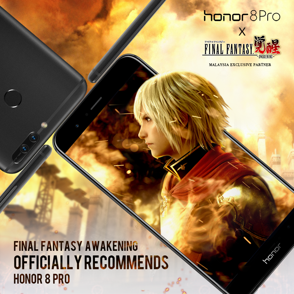 honor 8 Pro announced as the official smartphone for the new Final Fantasy Awakening game