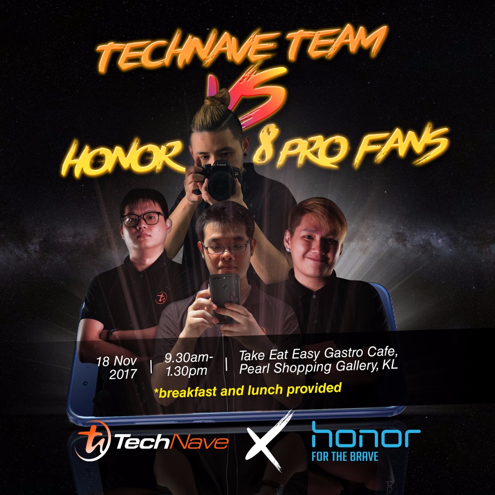 【TechNave x Honor Fan Experience】event this 18 November, come join us!