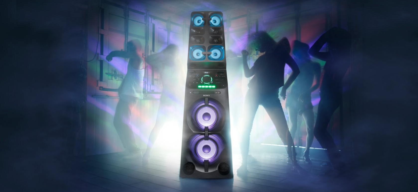Sony Malaysia bringing in a RGB MHC-V90DW tower music speaker for RM2999