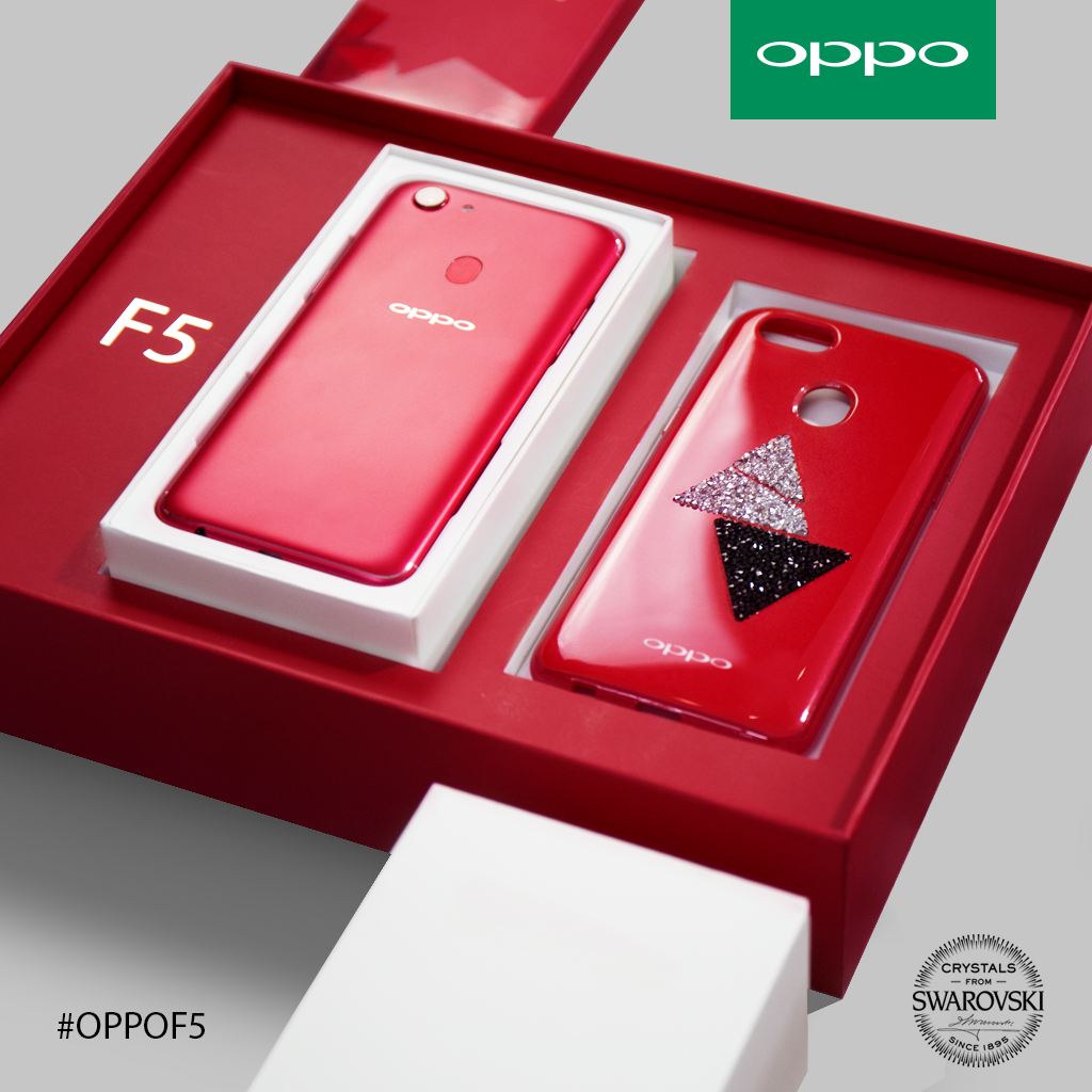 OPPO Malaysia to give away a special Swarovski crystal casing for the first 1000 OPPO F5 6GB pre-orders