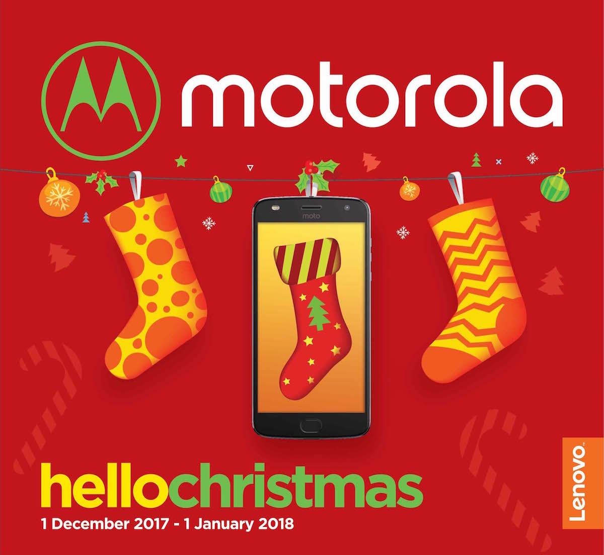 Hello Christmas! Stand a chance to win over RM80,000 of prizes from Motorola Malaysia