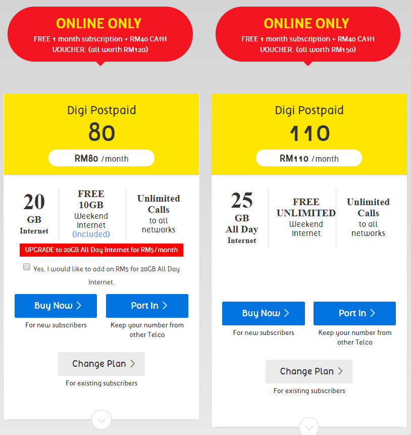 Digi Revamps Postpaid 58 With Unlimited Calls And Free Cash Vouchers For New Users Technave