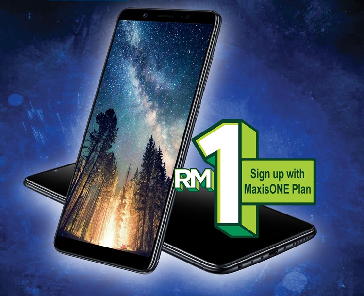 Maxis now offering the vivo V7+ for as low as RM1 with MaxisONE plan