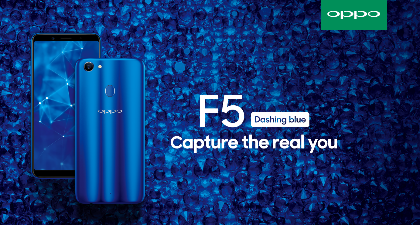 OPPO F5 Dashing Blue edition coming soon on Valentine's Day
